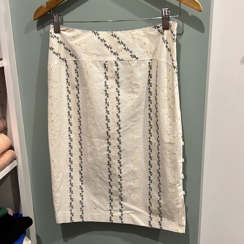 Clementine white pencil skirt size 2